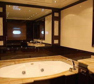 Main Master Bath Aboard Yacht VOYAGE