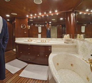 Main Master Bath Aboard Yacht SIRAHMY