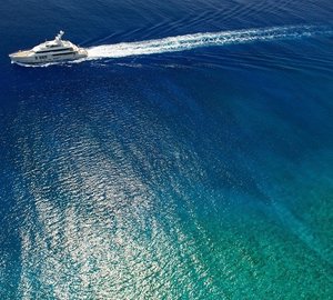 From Above Aspect: Yacht BIG FISH's Cruising Photograph
