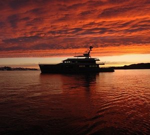 Sunset Dusk On Yacht BIG FISH