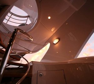 Close Up Of External Aboard Yacht USHER