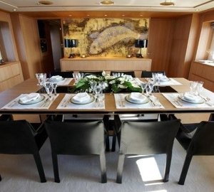 Eating/dining Saloon On Board Yacht ALKHOR