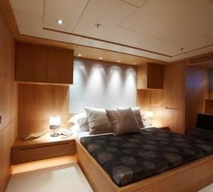 King Size Main Master Cabin Aboard Yacht ALKHOR