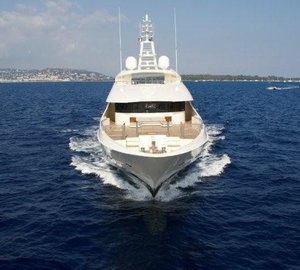 Forward Aspect: Yacht ALKHOR's Cruising Captured