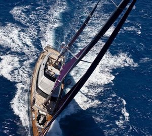 Forward Aspect: Yacht BARACUDA VALLETTA's From Above Pictured