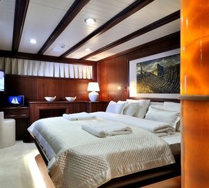 Main Master Stateroom Aboard Yacht REGINA