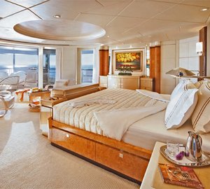 Profile Aspect: Yacht SYCARA V's Main Master Cabin Captured