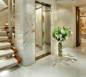 Elevator: Yacht SYCARA V's Foyer Image