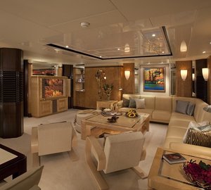 Lounging Aboard Yacht SYCARA V