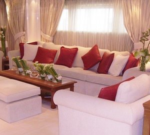 Sitting Zone: Yacht ELEGANT 007's Premier Saloon Pictured