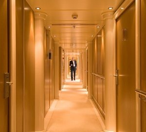 Hallway On Yacht ELEGANT 007