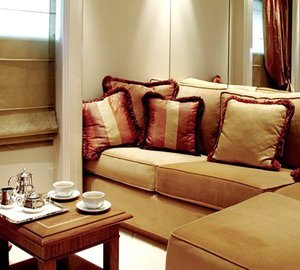 Sitting: Yacht ELEGANT 007's Cabin Pictured