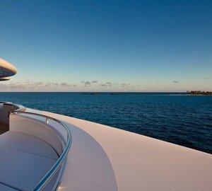 Sunset Dusk Aboard Yacht AQUILA