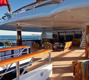 Aft Deck On Yacht AQUILA