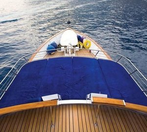 Ship's Bow Aspect Aboard Yacht OSPREY