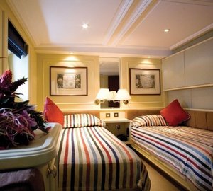 Twin Bed Cabin On Board Yacht OSPREY