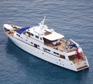 From Above Aspect On Yacht OSPREY