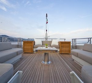Sunshine Deck On Board Yacht ESCAPE II