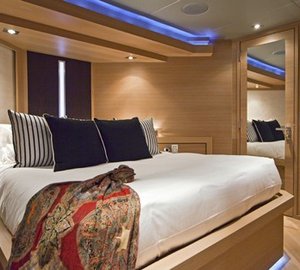 Queen Sized VIP Cabin On Board Yacht ESCAPE II