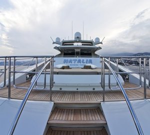 Aft Aspect On Yacht ESCAPE II