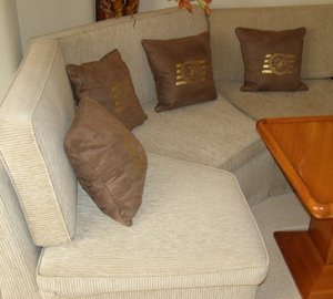 Saloon Close Up Aboard Yacht PARADIS