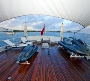 Sun Deck On Board Yacht SECRET LOVE