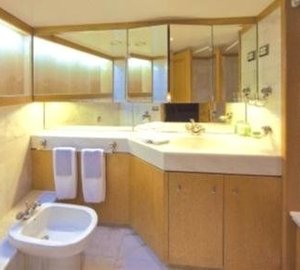 Main Master Bath Aboard Yacht SECRET LOVE