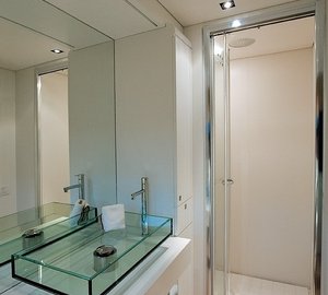 Showering Area Aboard Yacht P2