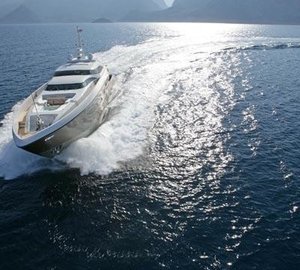 Forward Aspect: Yacht NAMASTE 8's Cruising Captured
