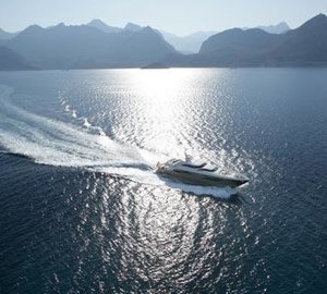 From Above: Yacht NAMASTE 8's Cruising Photograph