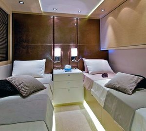 Twin Bed Cabin On Board Yacht O'PATI