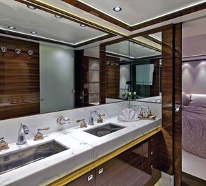 Main Master Bath On Board Yacht O'PATI