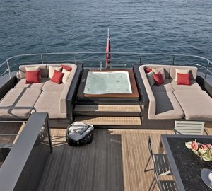 Aft Top Deck On Yacht SCORPION 2