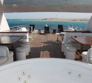 Deck Sitting On Board Yacht SEVEN SPICES