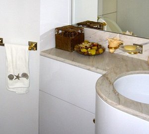 Daytime Toilet Aboard Yacht LADYSHIP