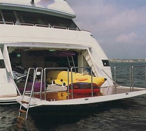 Storage With Bathroom Landing On Yacht LADYSHIP