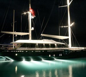 Below The Surface Lighting On Yacht INFINITY