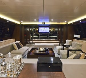 Screening: Yacht INFINITY's Saloon Captured