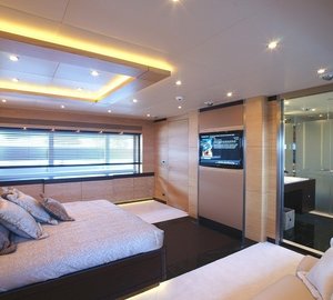 White Guest's Cabin Aboard Yacht TATIANA