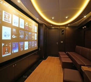 Movie Cinema On Board Yacht TATIANA