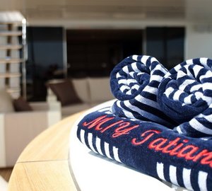 Close Up On Yacht TATIANA