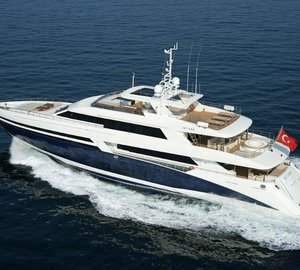 From Above: Yacht TATIANA's Cruising Pictured