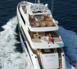 Aft Aspect: Yacht TATIANA's Cruising Captured