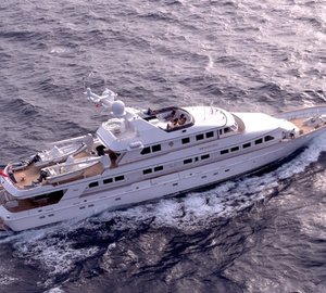 From Above Aspect On Board Yacht CONSTANCE