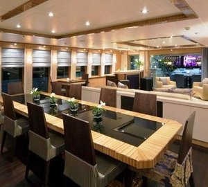Eating/dining Area On Yacht HOKULANI