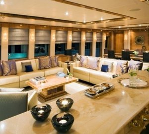 Saloon Aboard Yacht HOKULANI
