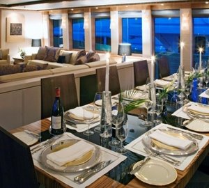 Furniture Set On Board Yacht HOKULANI