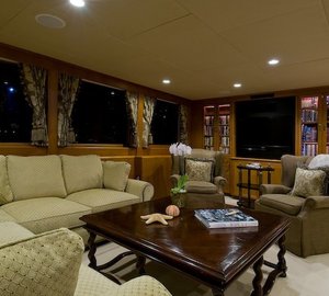 Premier Saloon Sitting On Board Yacht SEA FALCON II