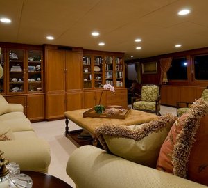 Couch: Yacht SEA FALCON II's Premier Saloon Captured