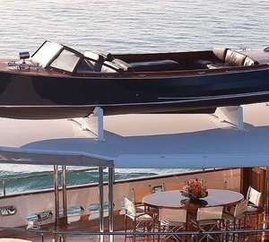 Fantail Profile Aspect On Yacht SYCARA IV